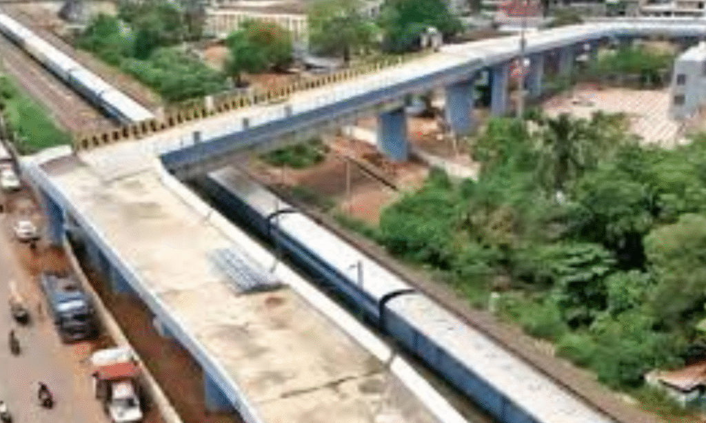 Bhopal 90 degree bridge