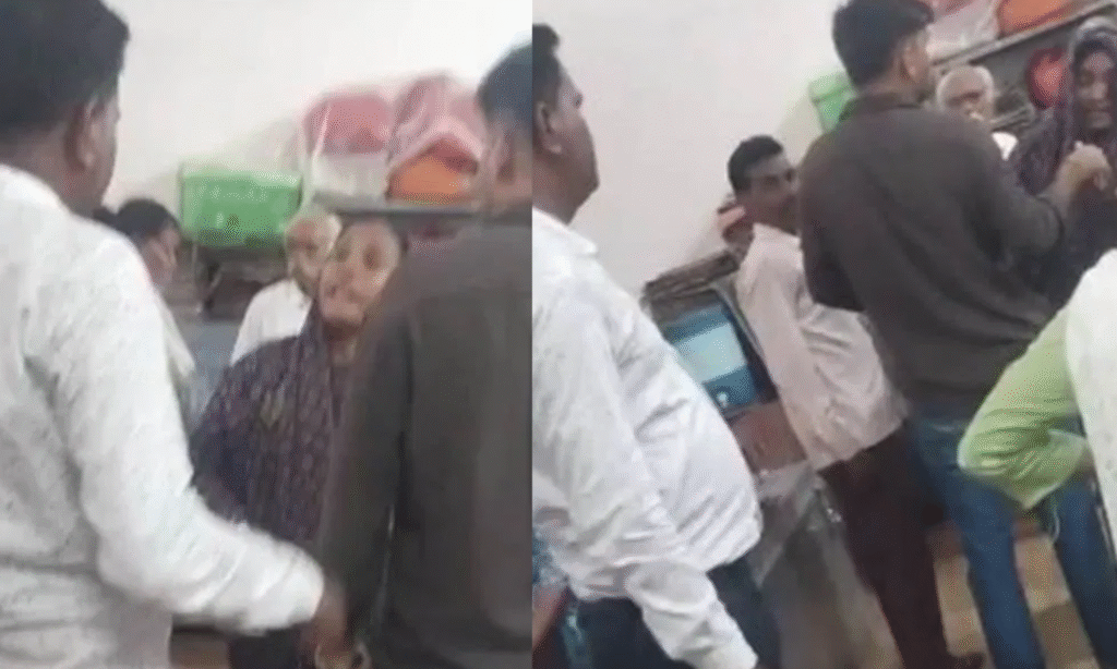 Ashoknagar woman slaps Patwari