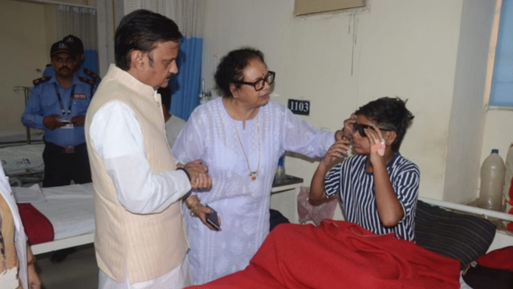 Bhopal News : कार्बाइन गन हादसे के घायलों से मिले डिप्टी सीएम