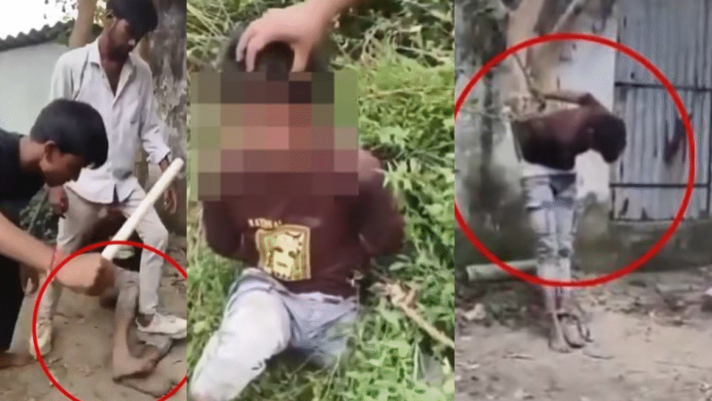 Singrauli News : सिंगरौली में मोबाइल चोरी के शक में 30 वर्षीय व्यक्ति को पेड़ से बांधकर लाठियों से पीटा