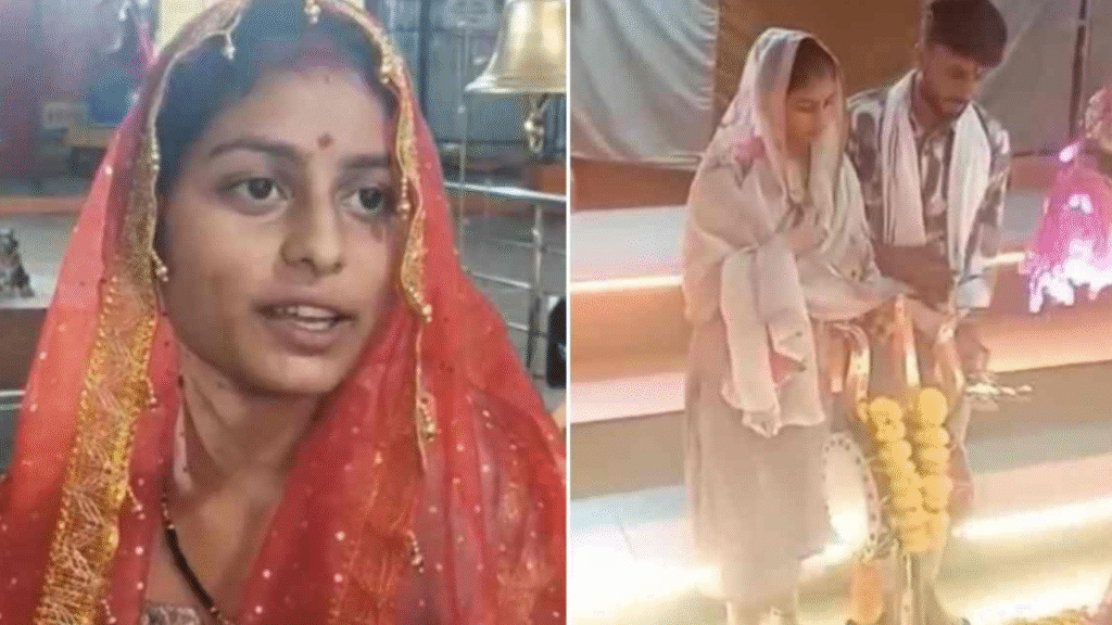Khandwa News : मुस्लिम युवती ने अपनाया सनातन धर्म, खंडवा के युवक से हिन्दू रीति-रिवाजों से रचाई शादी