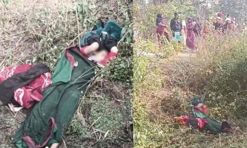 Mandla News : जंगल में मिला गर्भवती महिला का शव